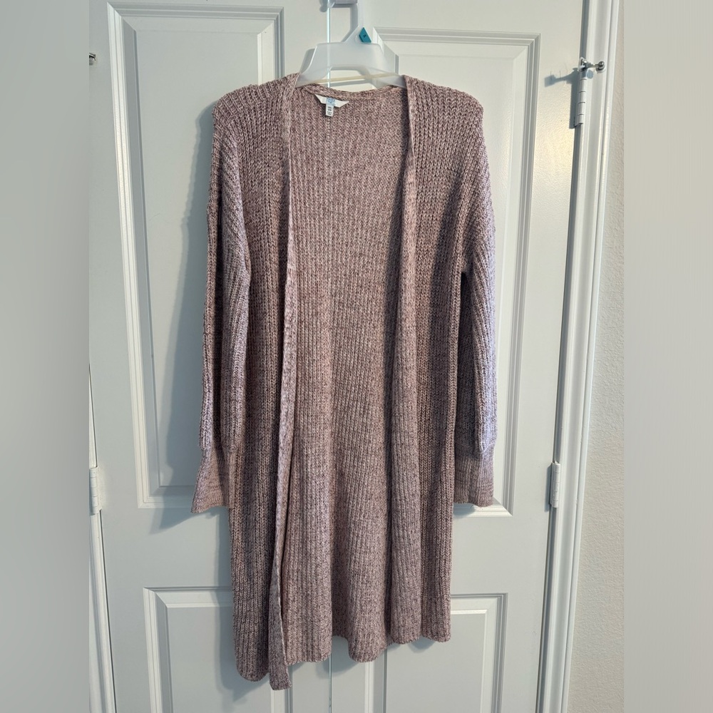 Pink and burgundy sweater